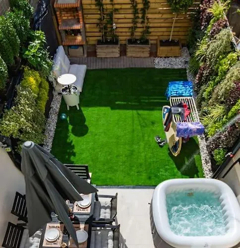 Relaxing Garden Cristianos Con Jacuzzi Y Barbacoa Apartament Arona (Tenerife)