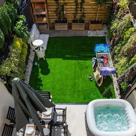 Relaxing Garden Cristianos Con Jacuzzi Y Barbacoa Appartement Arona (Tenerife)