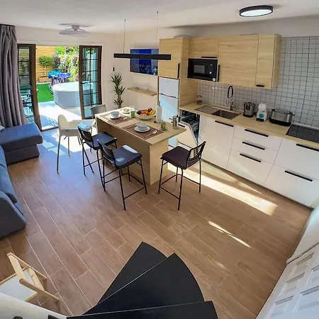 Apartment Relaxing Garden Cristianos Con Jacuzzi Y Barbacoa *