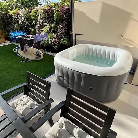 Appartamento Relaxing Garden Cristianos Con Jacuzzi Y Barbacoa Arona (Tenerife)