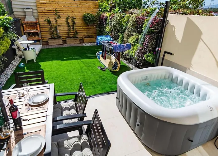 Relaxing Garden Cristianos Con Jacuzzi Y Barbacoa *